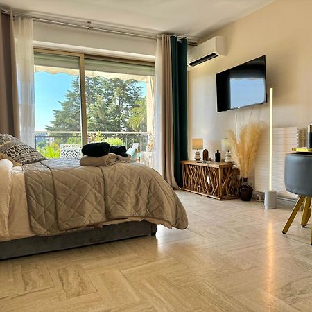 My Resid Appart Cannes Marina Vue Piscine Mandelieu Exteriör bild